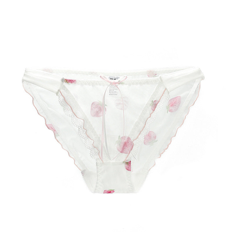 Lips\Cherry\Strawberry Soft Yarn Bikini Panty
