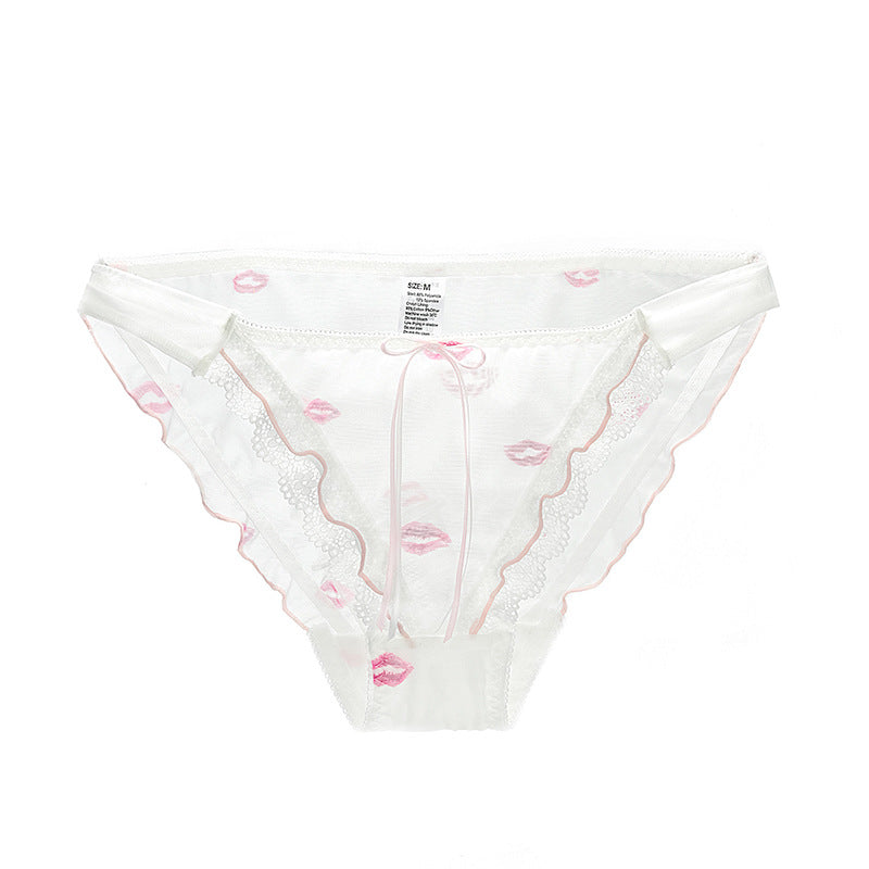 Lips\Cherry\Strawberry Soft Yarn Bikini Panty