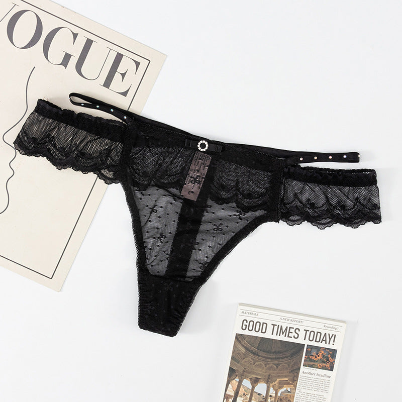 Thong Panty in Lace waist