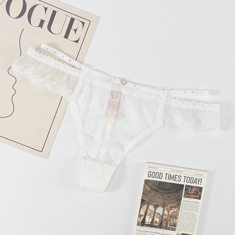 Thong Panty in Lace waist