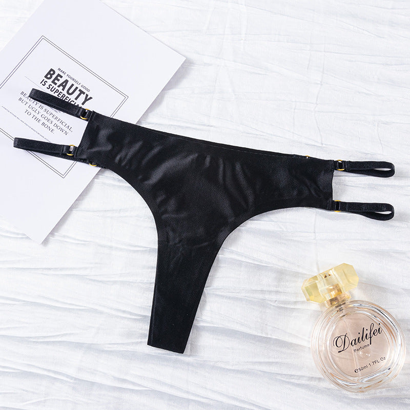 Traceless sexy thong women's low-waisted thin-strapped Thong Panty