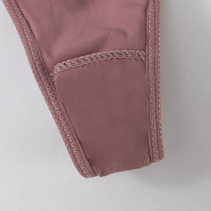 Stretch Wide Belt Low Waist Sexy Thong