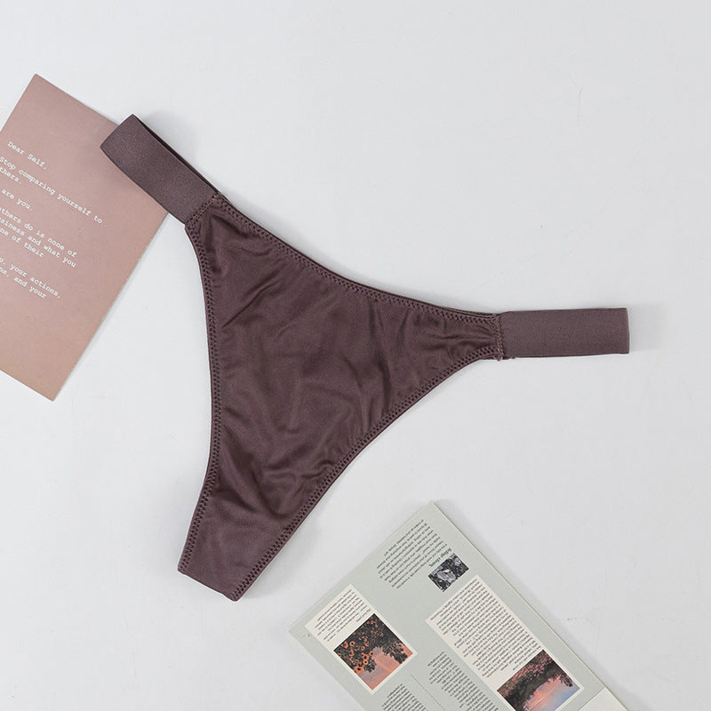 Stretch Wide Belt Low Waist Sexy Thong