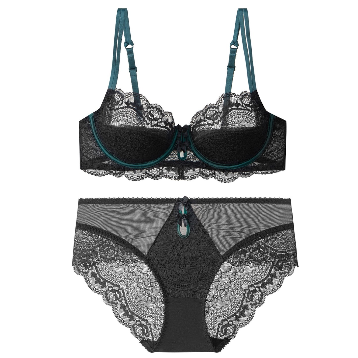 French Lace Slim Bra Set