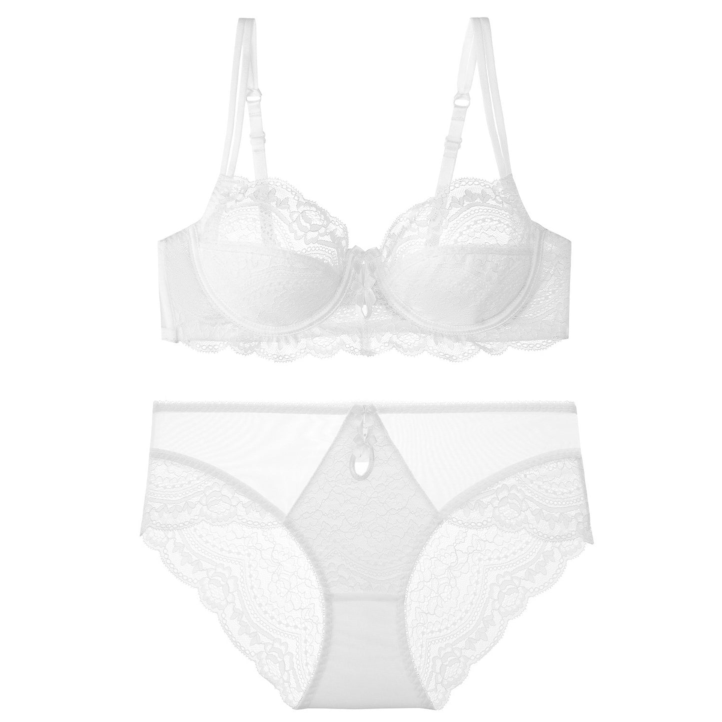 French Lace Slim Bra Set