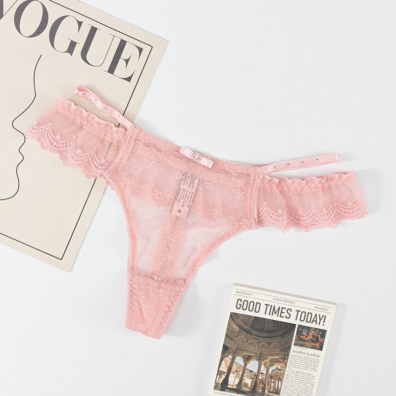 Thong Panty in Lace waist