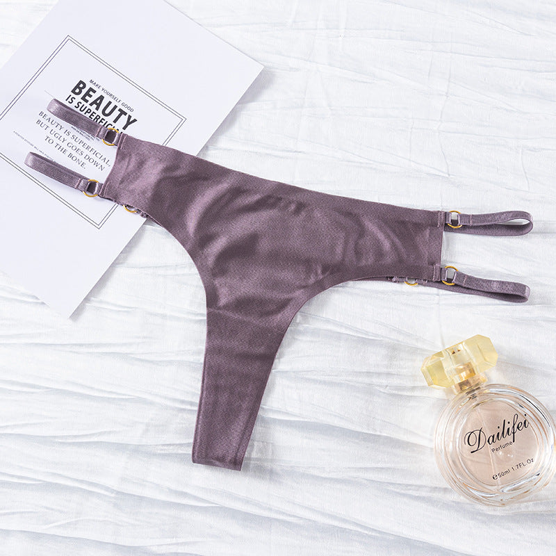 Traceless sexy thong women's low-waisted thin-strapped Thong Panty