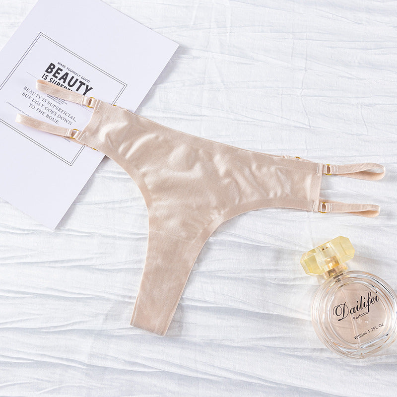 Traceless sexy thong women's low-waisted thin-strapped Thong Panty