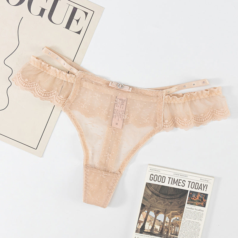 Thong Panty in Lace waist