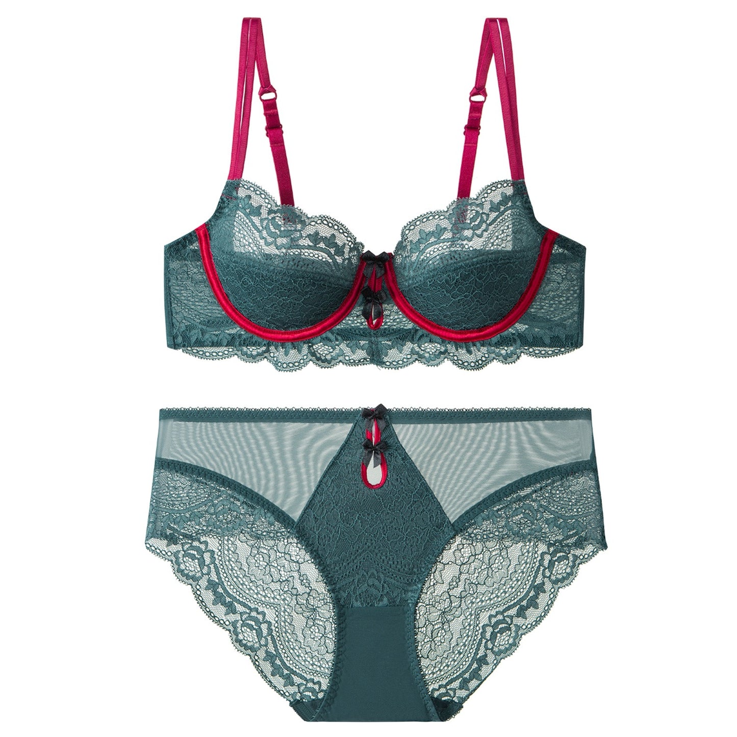French Lace Slim Bra Set