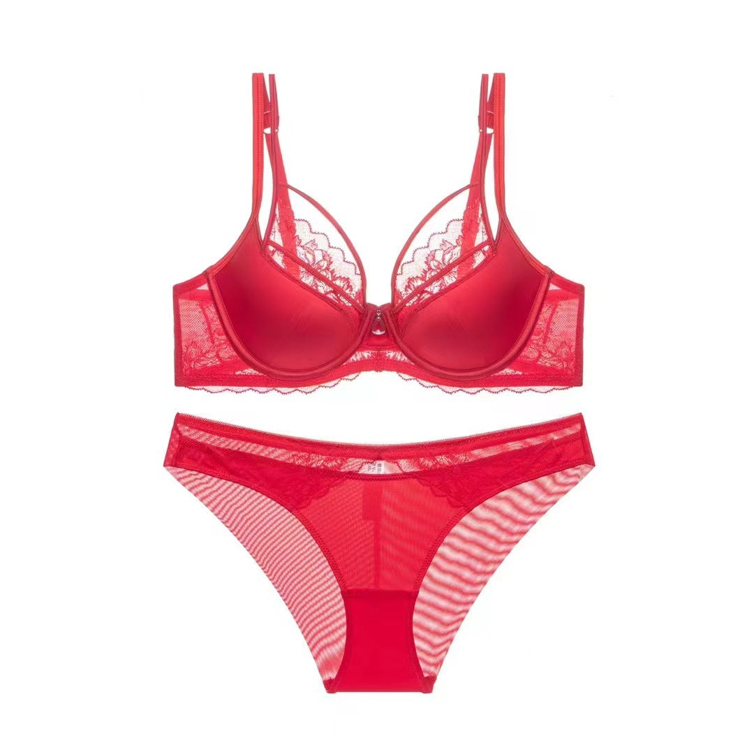 Sexy seduction lace bra set