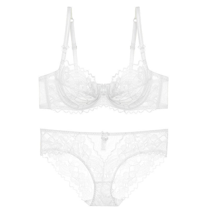 Slim lace bra set